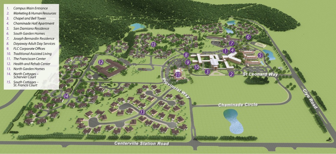 St. Leonard Campus Map