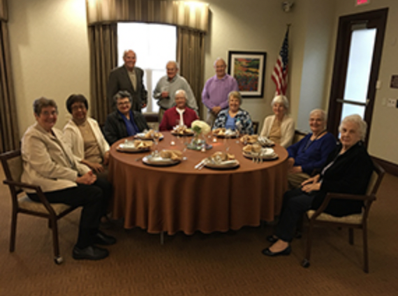 people around table